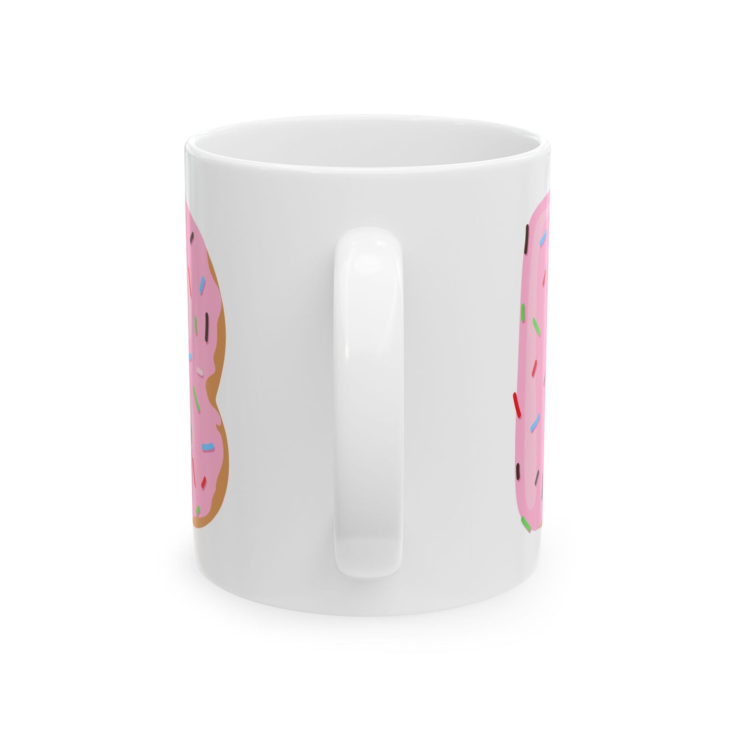 Letter “B” Ceramic Coffee Mug Donut Print