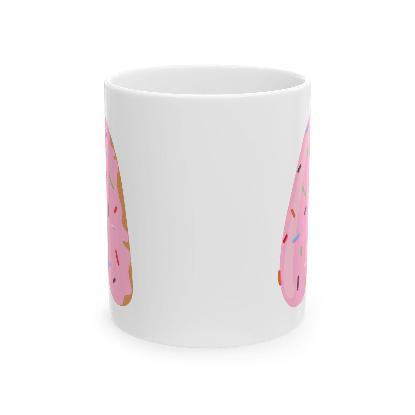 Letter “A” Ceramic Coffee Mug Donut Print