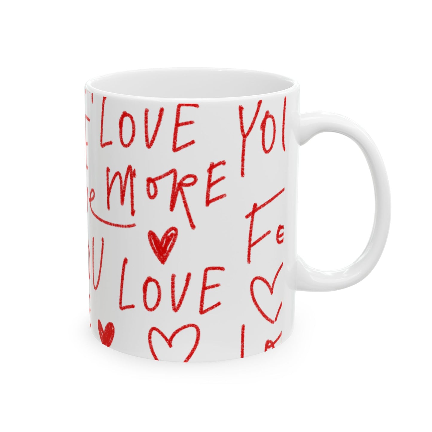 Love You Ceramic Mug, 11oz