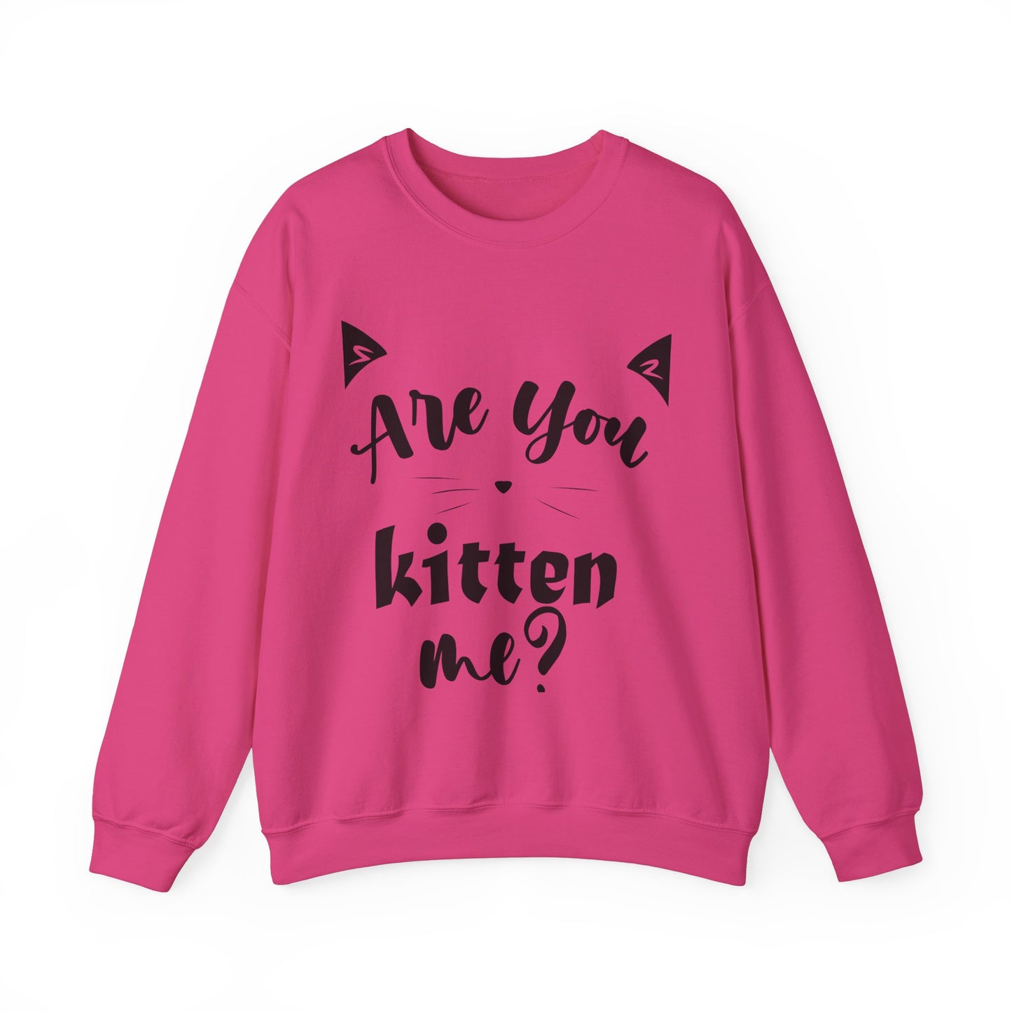 Crewneck Sweatshirt Cute “Love Cats” Design