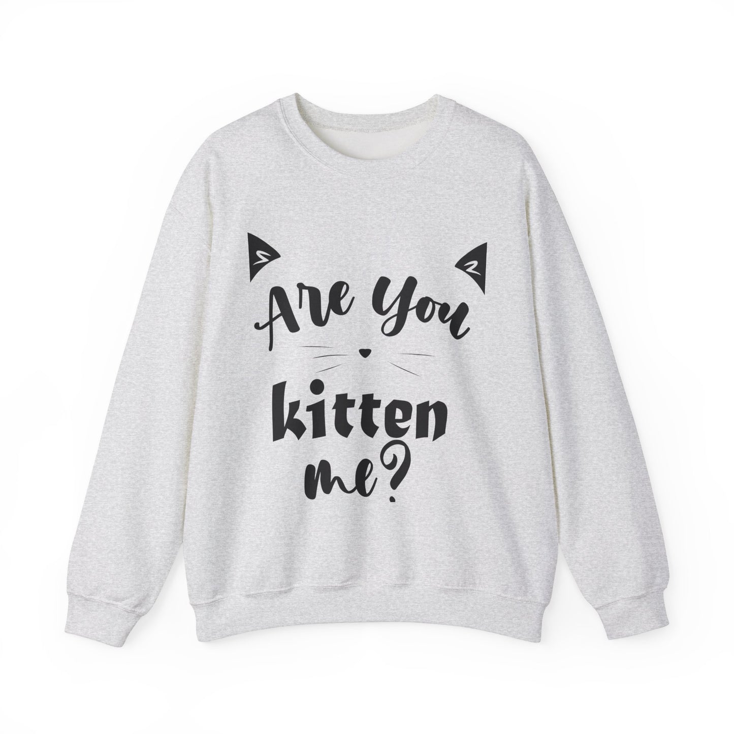 Crewneck Sweatshirt Cute “Love Cats” Design