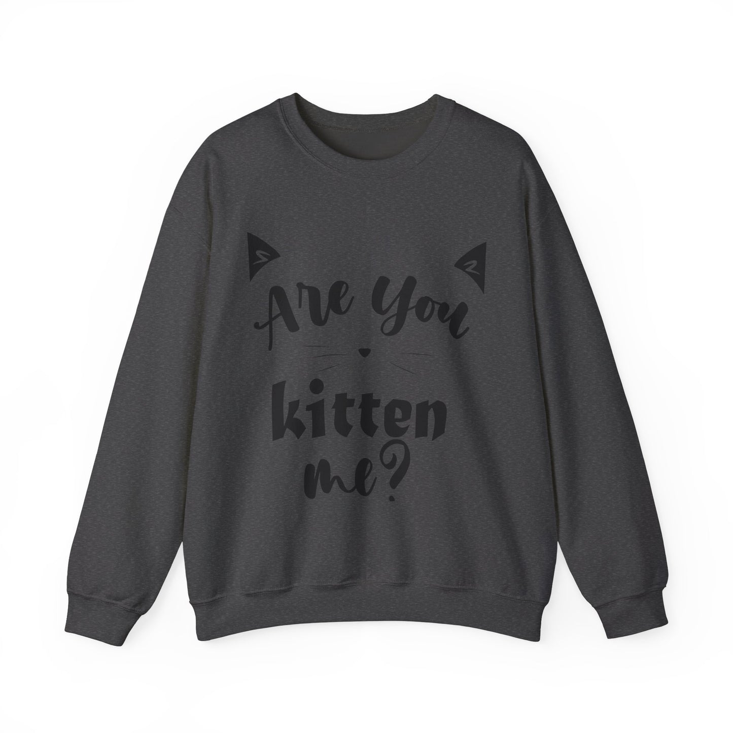 Crewneck Sweatshirt Cute “Love Cats” Design