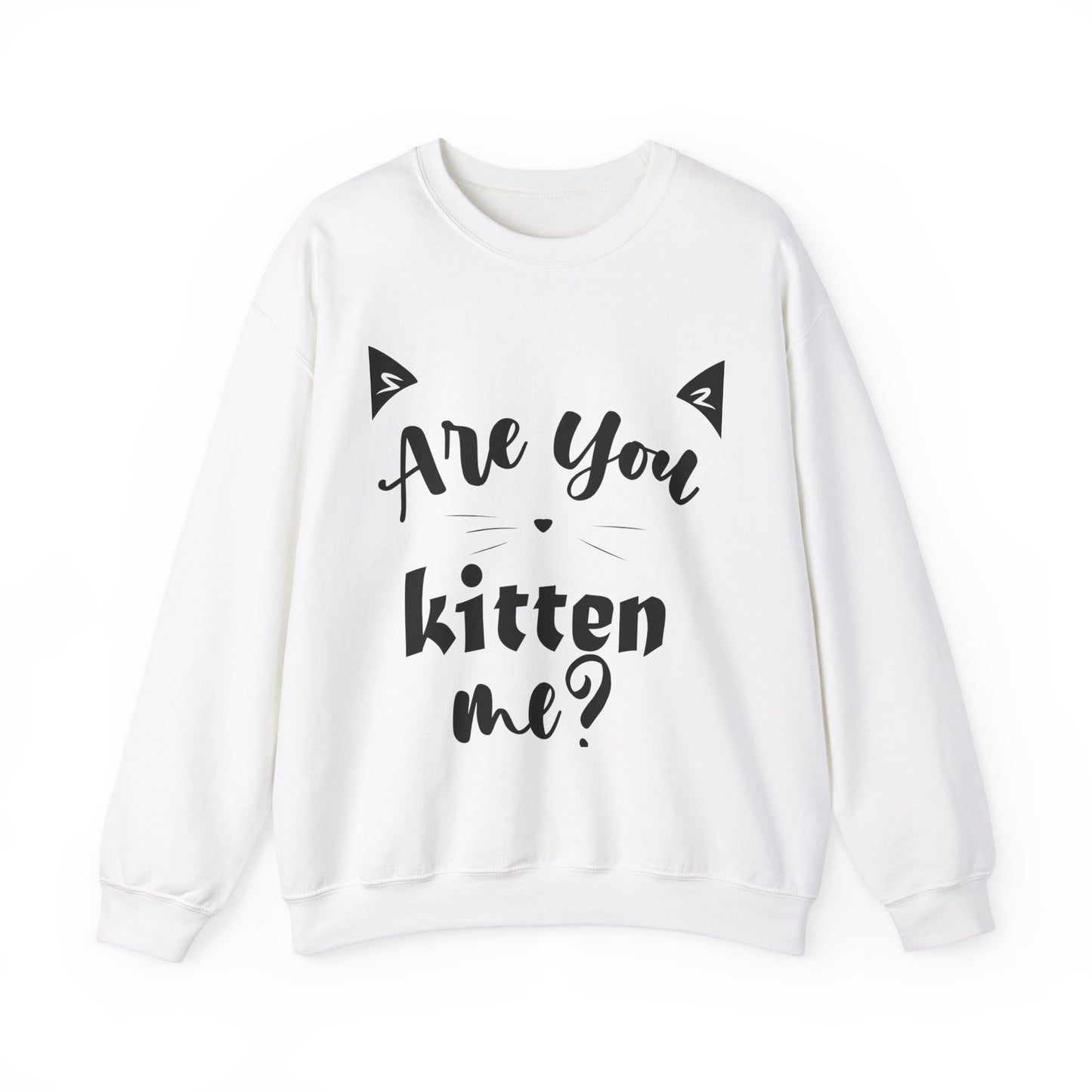 Crewneck Sweatshirt Cute “Love Cats” Design