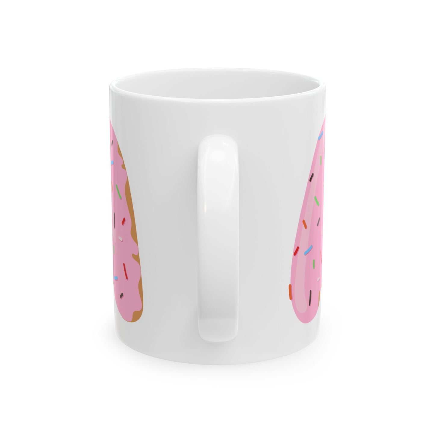 Letter “A” Ceramic Coffee Mug Donut Print