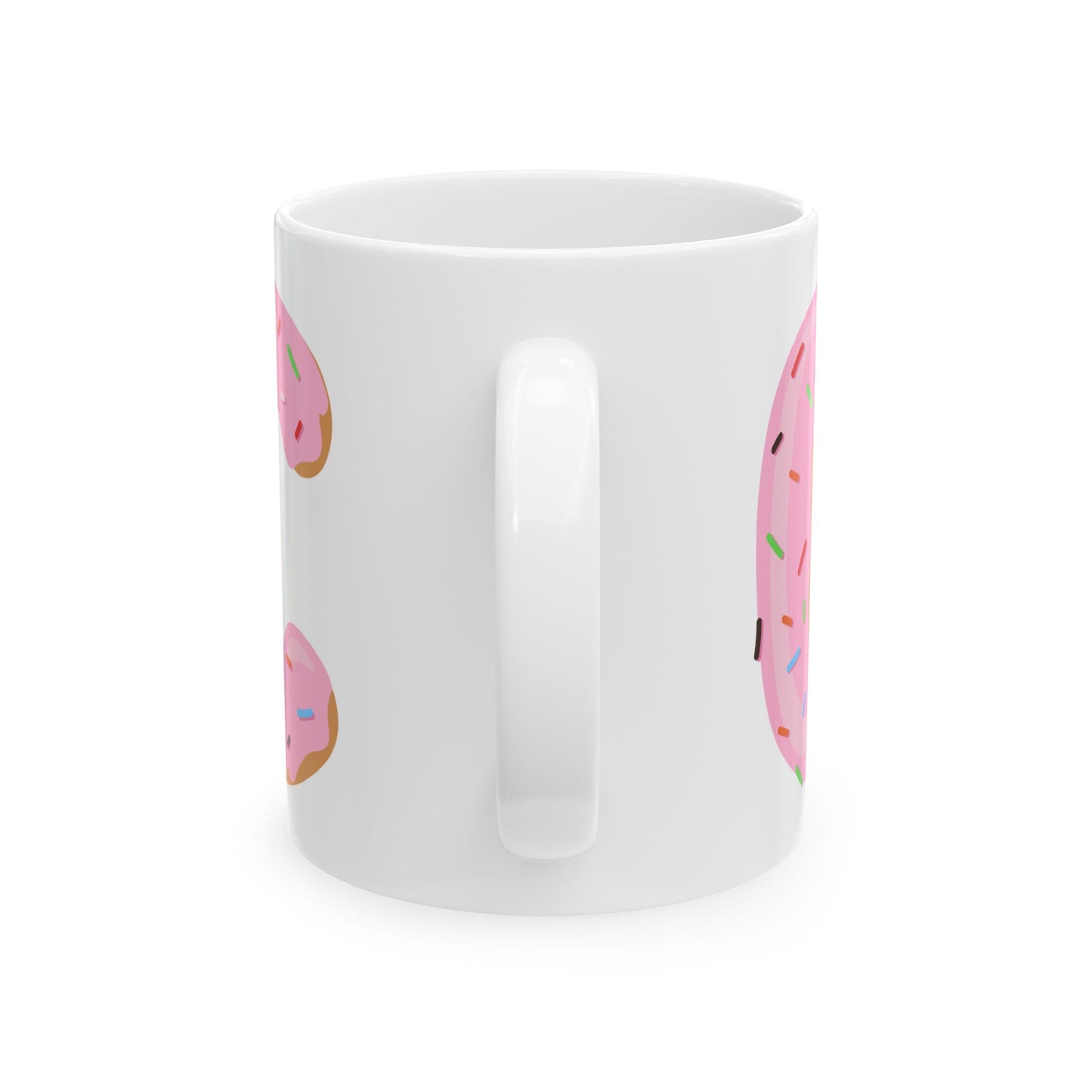 Letter “C” Ceramic Coffee Mug Donut Print