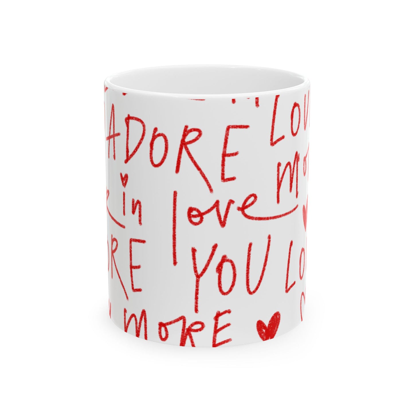 Love You Ceramic Mug, 11oz